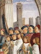 GHIRLANDAIO, Domenico Obsequies of St Fina France oil painting artist